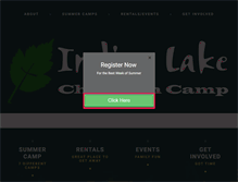 Tablet Screenshot of indianlakecamp.org